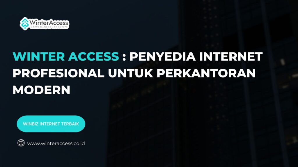 Winter Access: Penyedia Internet Profesional untuk Perkantoran Modern