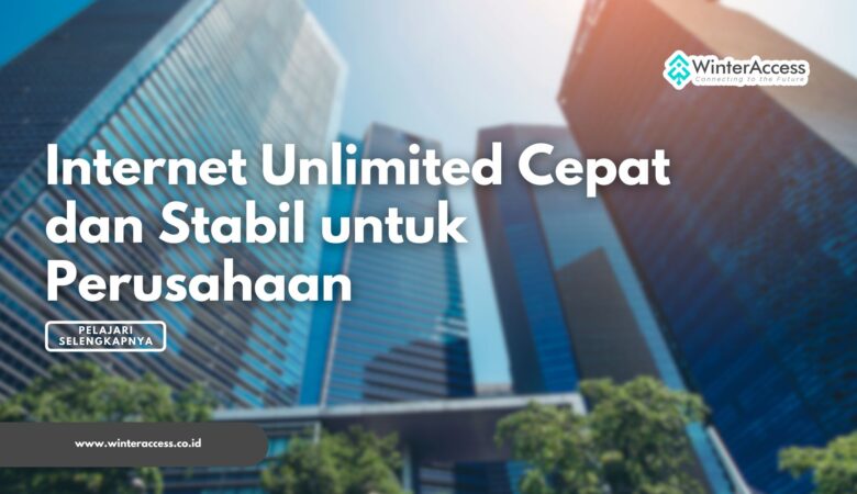 Internet Unlimited Cepat dan Stabil untuk Perusahaan